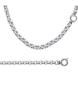 Gros collier argent massif jaseron-1