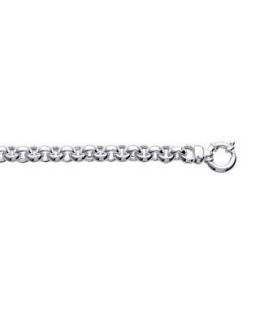 Beau bracelet argent massif jaseron