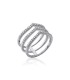  Bague femme argent navette zirconium-1