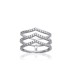  Bague femme argent navette zirconium-2