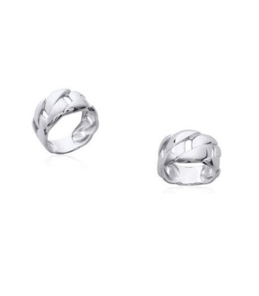 Bague Argent Massif 925 Avec Incrustation D'os - Occasion, Style Ethnique - France