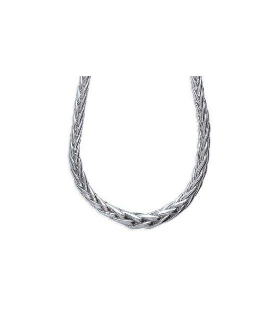 Très beau collier argent massif palmier-1