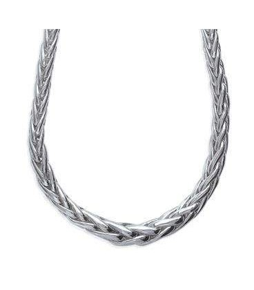 Très beau collier argent massif palmier-1