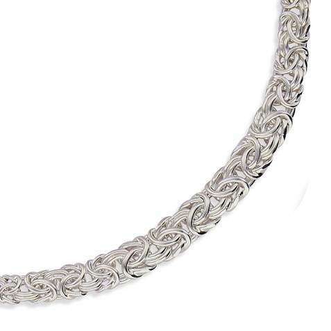 Gros collier argent femme Clearance