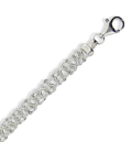 Beau bracelet argent massif maille royale