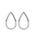 Boucles d'oreilles originales argent massif et zirconium -1