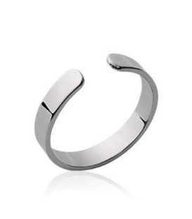 Bague de pouce ouverte argent massif