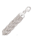 Beau bracelet femme argent massif finement tressé-1