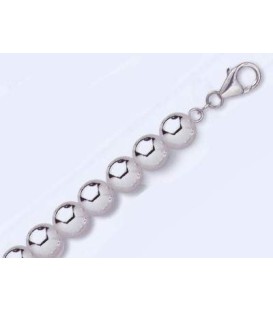 Beau bracelet perles argent massif-2