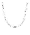 Beau collier en argent massif maille originale