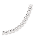 Collier perles d'argent massif en chute-1