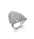 Bague argent massif envellopante rangs de zirconium-1