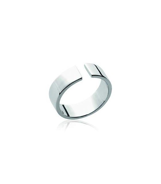 Bague ouverte argent massif -1