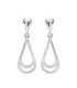 Boucles d'oreilles pendant argent massif -1