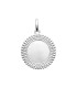Pendentif solaire argent massif centre pierre de lune