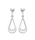 Boucles d'oreilles pendant argent massif -1