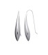 Boucles d'oreilles goutte argent massif dormeuse crochet-1